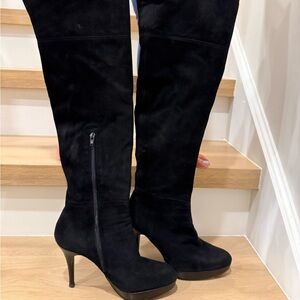 Stuart Weitzman Black Over the Knee Boots